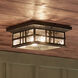 Beacon Square 2 Light 12 inch Olde Bronze Outdoor Flush & Semi Flush Mt